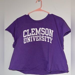 Cropped Clemson Tee